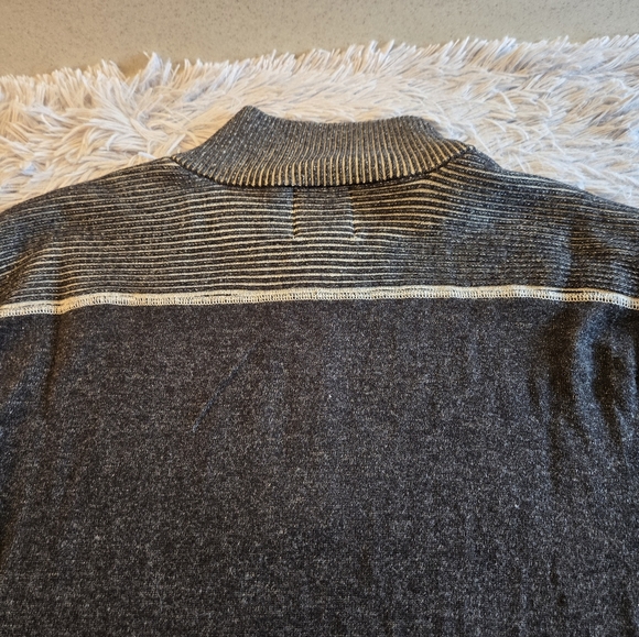 Trend by F/X Fusion Zip Cable Mock Sweater Size Large - Picture 16 of 16